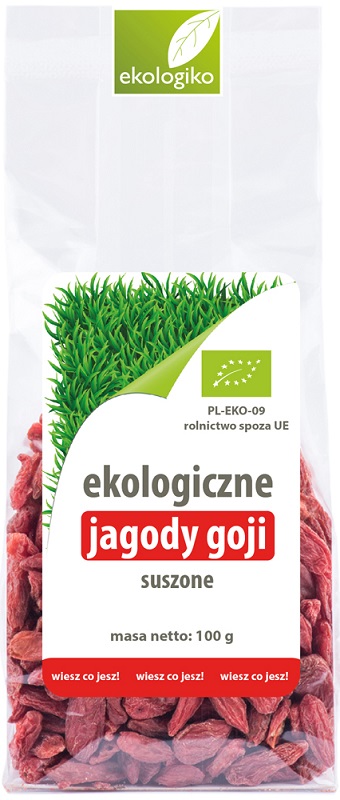 Ekologiko orgánicos secos bayas de goji