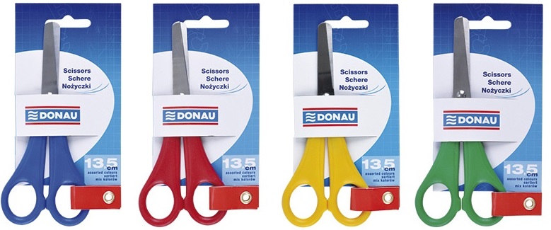 Donau школьные ножницы 13,5 см цвет смешивания