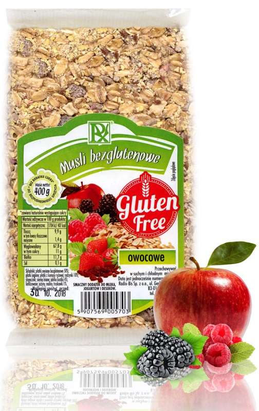 Radix-Bis Früchte Müsli glutenfrei