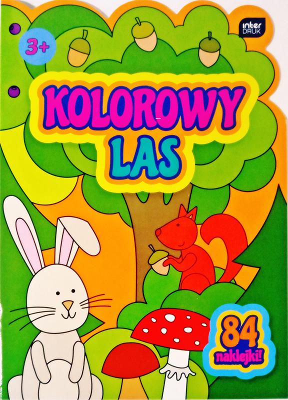 Interdruk Kolorowanka z naklejkami
