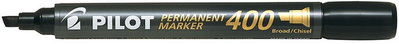 Pilot Permanent Marker schwarz abgeschrägten Spitze