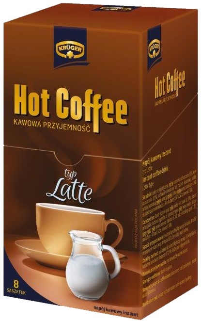 Kruger Hot Coffee. A latte coffee drink