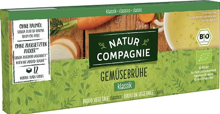Natur Compagnie овощной бульон кубик-БИО