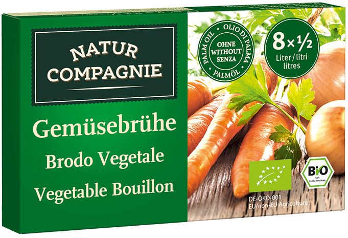 Natur Compagnie caldo de verduras cubo-BIO