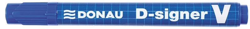 Donau punta biselada marcador permanente azul