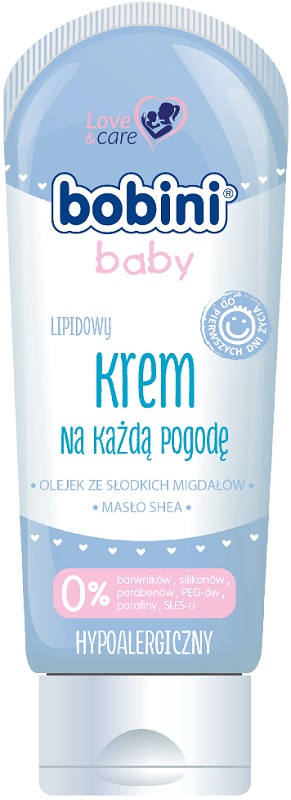 crema de lípidos Bobini bebé para todo tipo de clima hipoalergénico