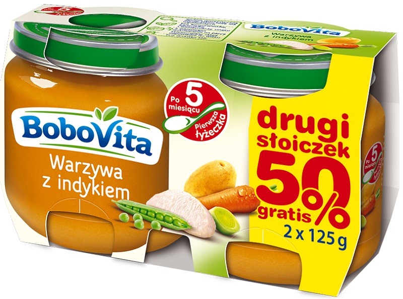 BoboVita Vegetables with turkey two-pack