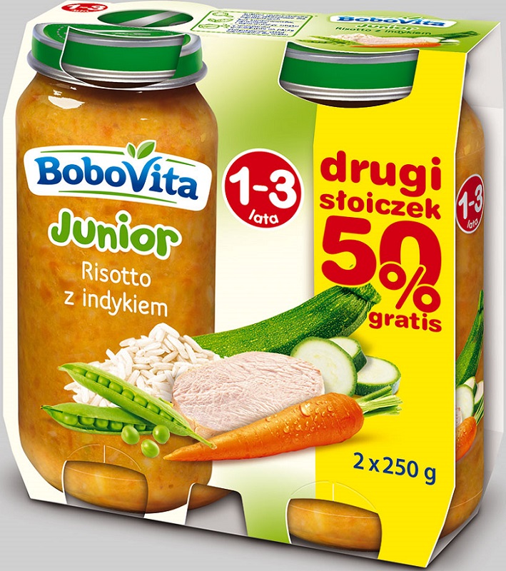 BoboVita Risotto with turkey double