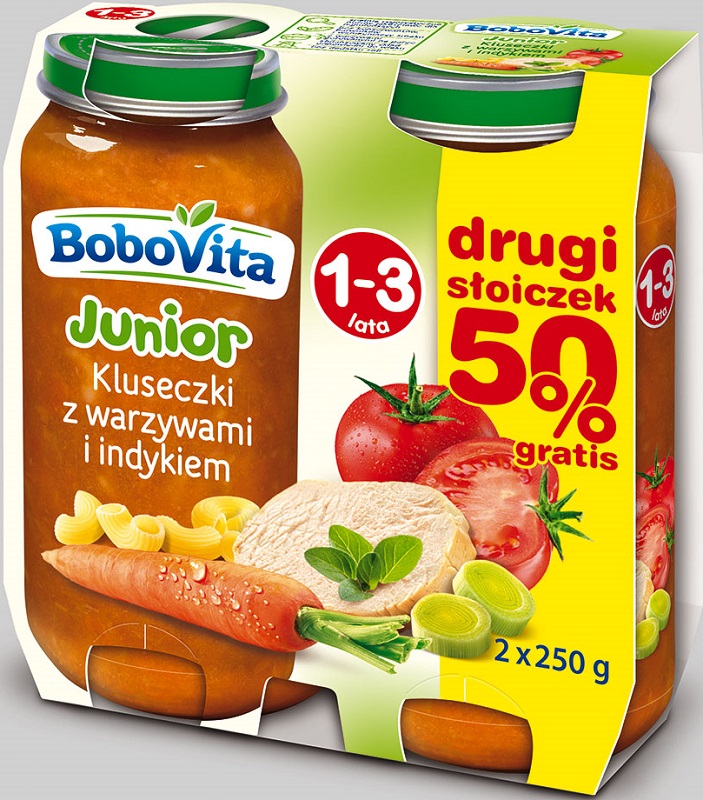 BoboVita Knödel mit Gemüse und Puten Doppelpack