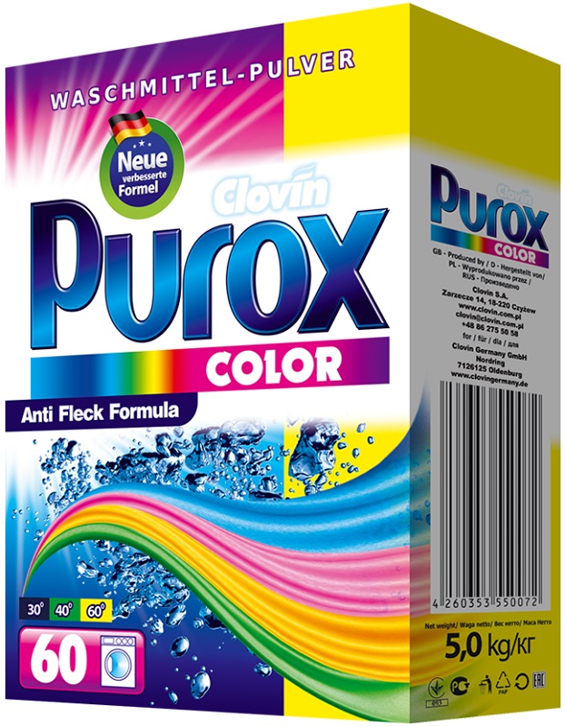 Clovin Purox Color Proszek do prania uniwersalny