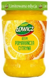 Łowicz с низким содержанием сахара варенье лимона апельсина
