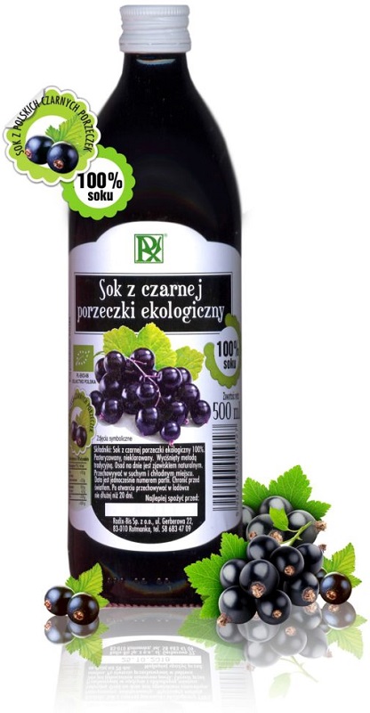 Radix-Bis Juice BIO with black currant 100% ecological