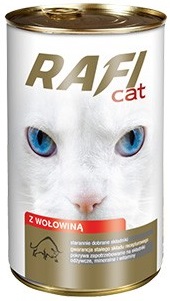 Rafi Cat Alleinfutter für ausgewachsene Katzen aller Rassen von Rindfleisch