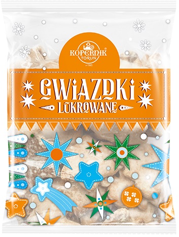 Kopernik Gwiazdki lukrowane o smaku pomarańczowym