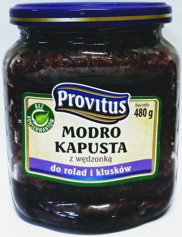 Provitus Red cabbage with smoked meat