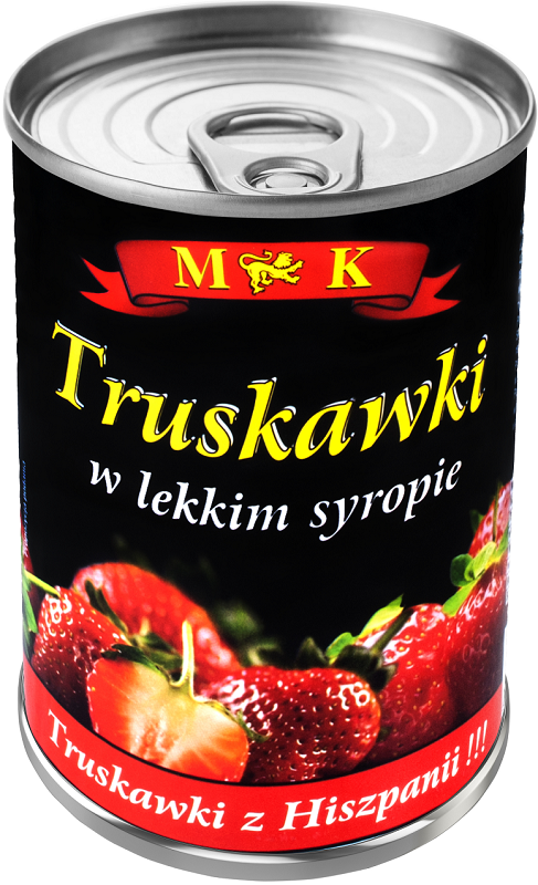 MK Strawberries in light syrup