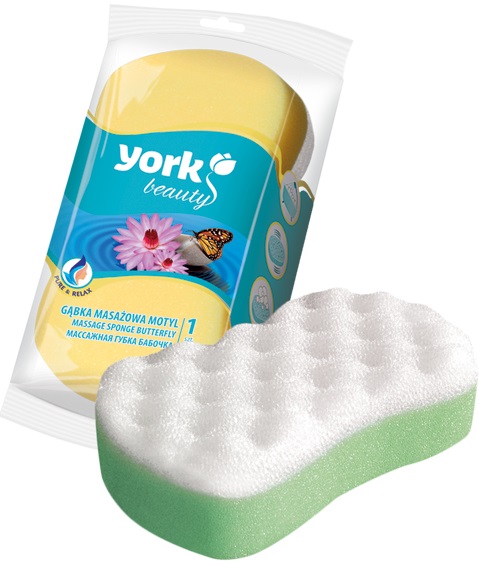 York Butterfly Massage Sponge