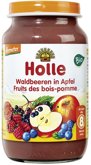 Holle Apple with forest fruits gluten-free BIO