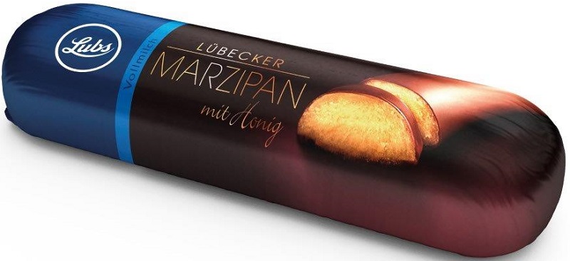Lubs Marzipan in milk chocolate BIO