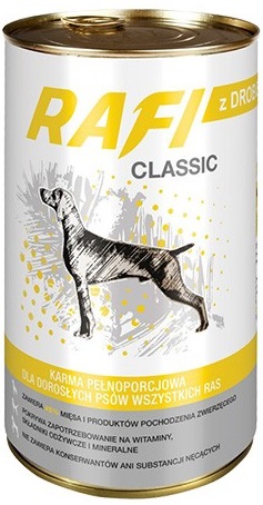 Rafi Classic Complete feed for adult dogs of all breeds with poultry