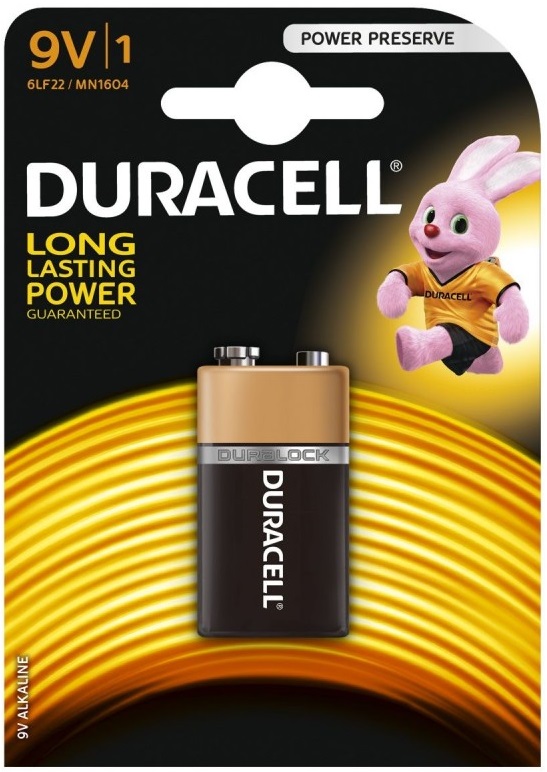 Duracell batería de 9V