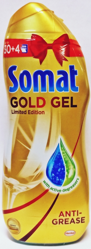 Somat Gold Gel Dishwashing gel in the dishwasher