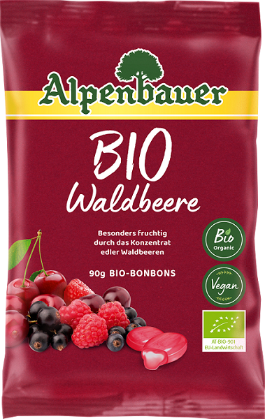 Конфеты Alpenbauer BIO со вкусом лесных ягод