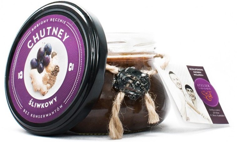 Schmecken Atelier Chutney Pflaume vegan und glutenfrei