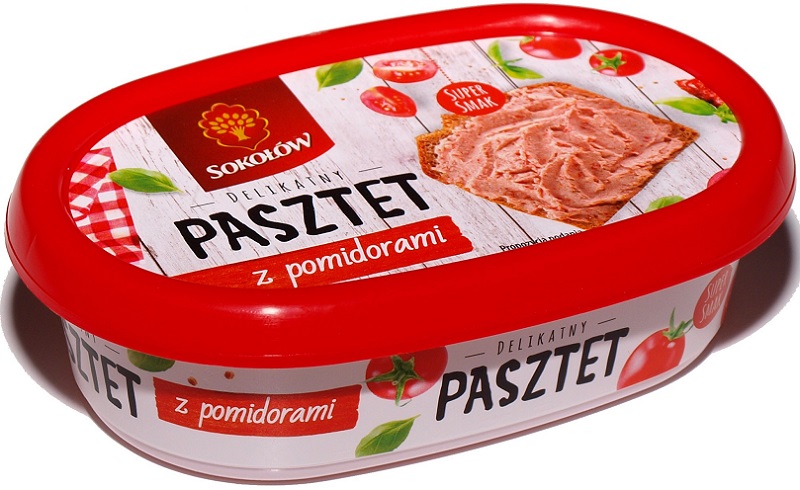 Sokołów pate with tomatoes