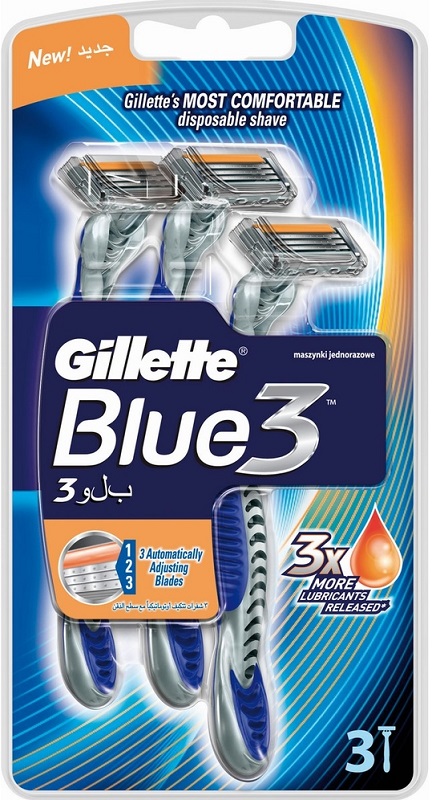 Blue3 Gillette одноразовых бритв