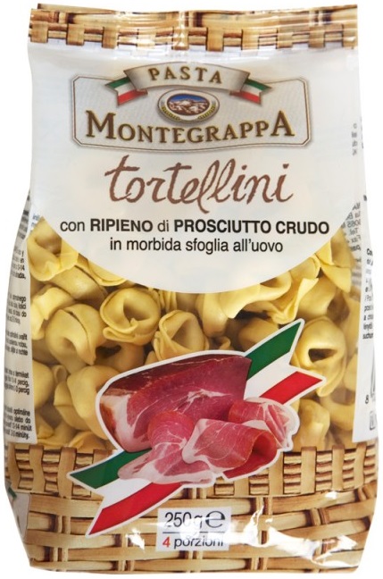 Pasta Montegrappa Tortellini mit San Daniele Schinken