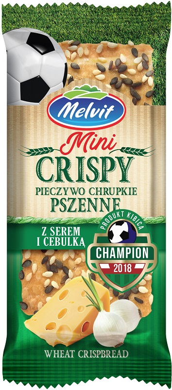 Melvit Crispy Weizen mit Käse und Zwiebeln