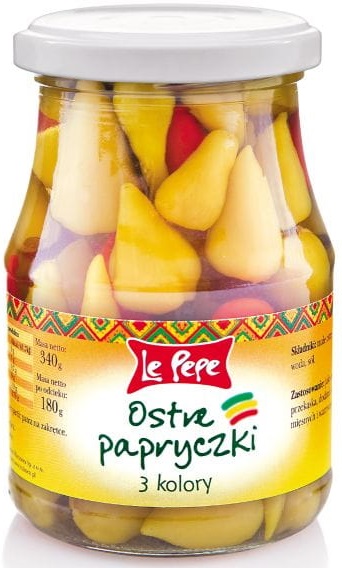 Pepe Le Akuter Paprika 3-Farben