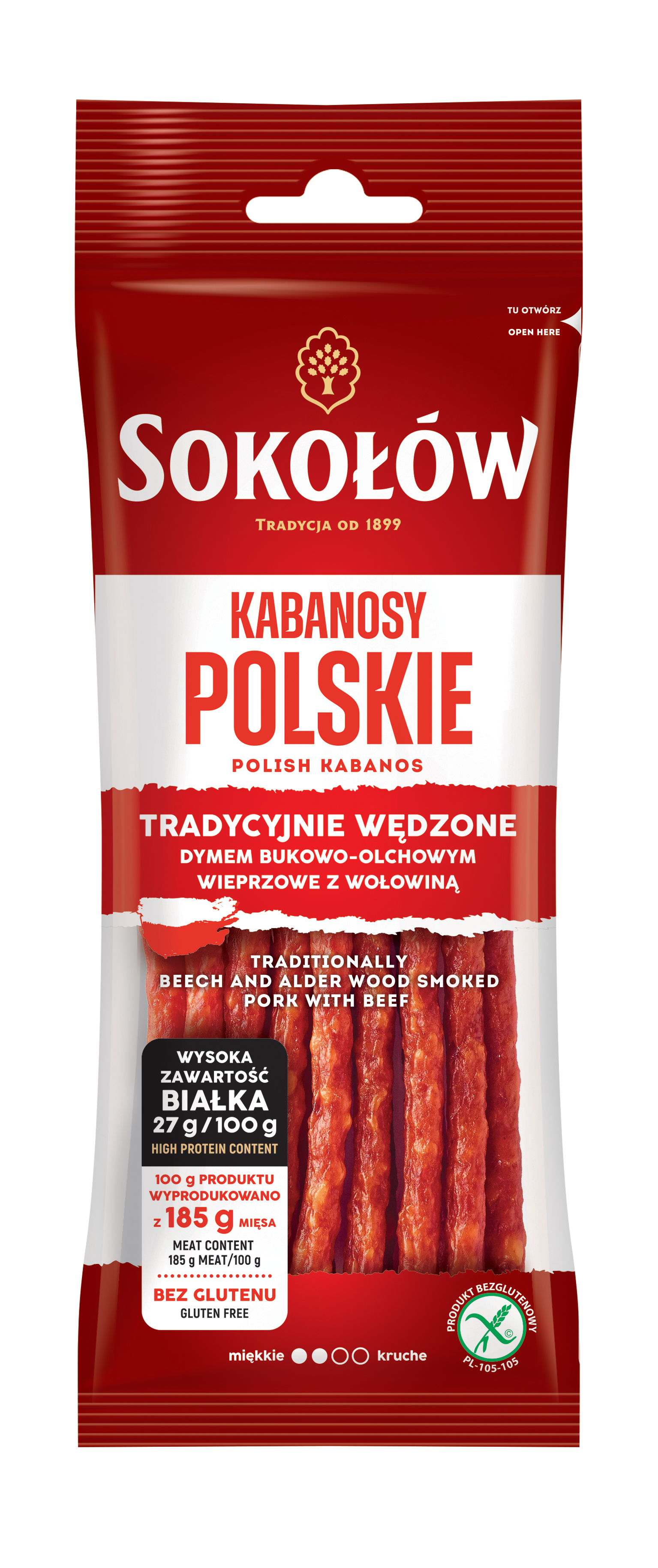 Polnisch Falcons Gold-Kabanosy