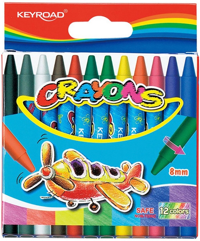 Keyroad Candle crayons 12 colors