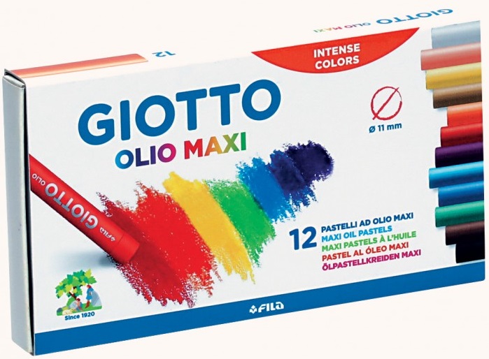Giotto Pastels oil 12 colors