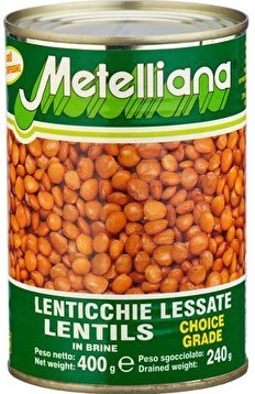 Metelliana Lentils in brine