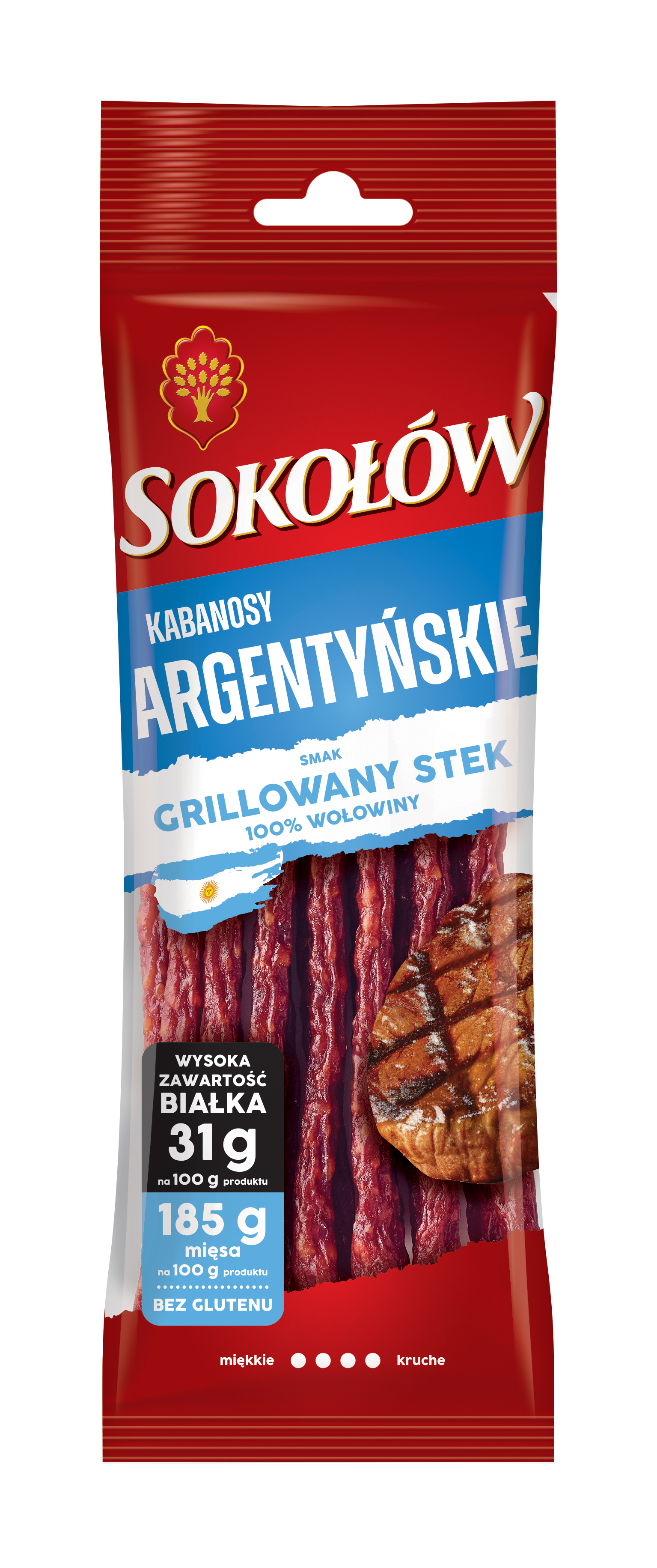 Sokołów Gold Premium Argentine Kabanosy