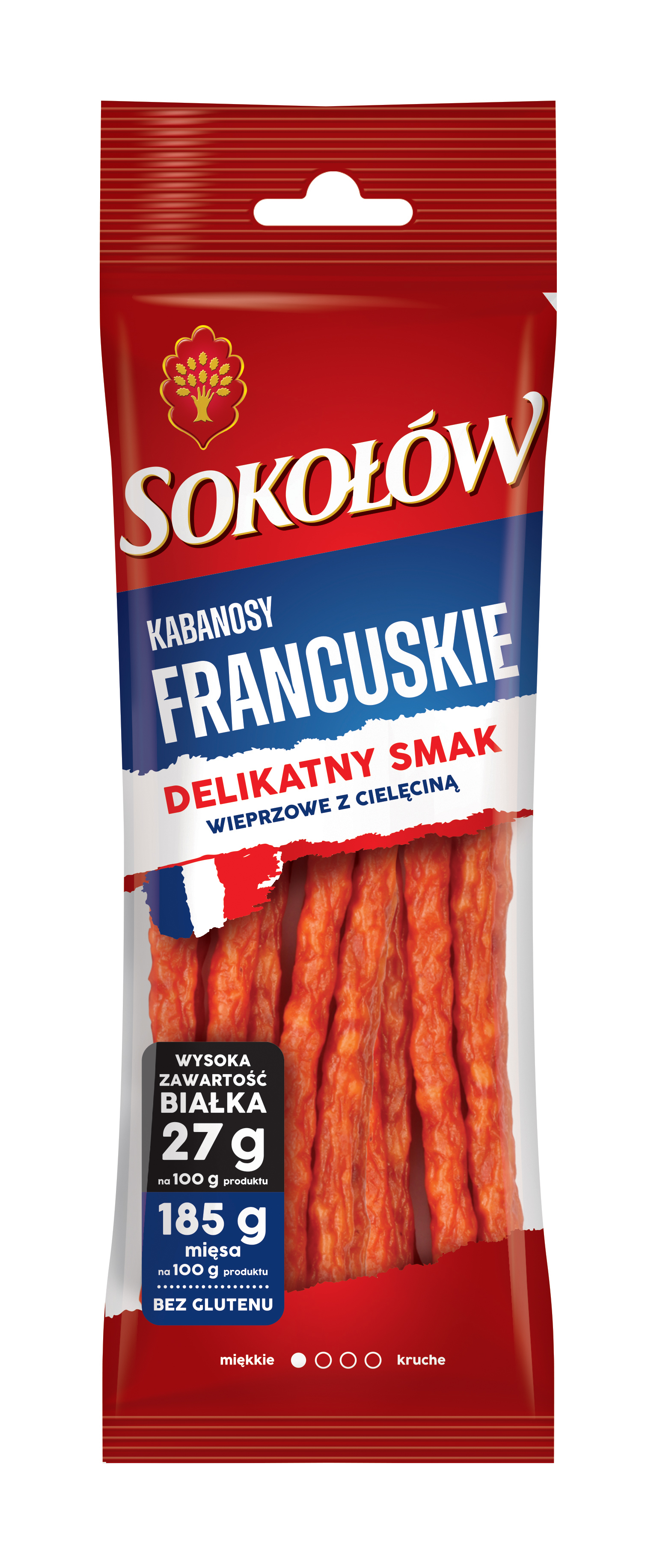 Sokołów Gold Premium Kabanosy Francuskie