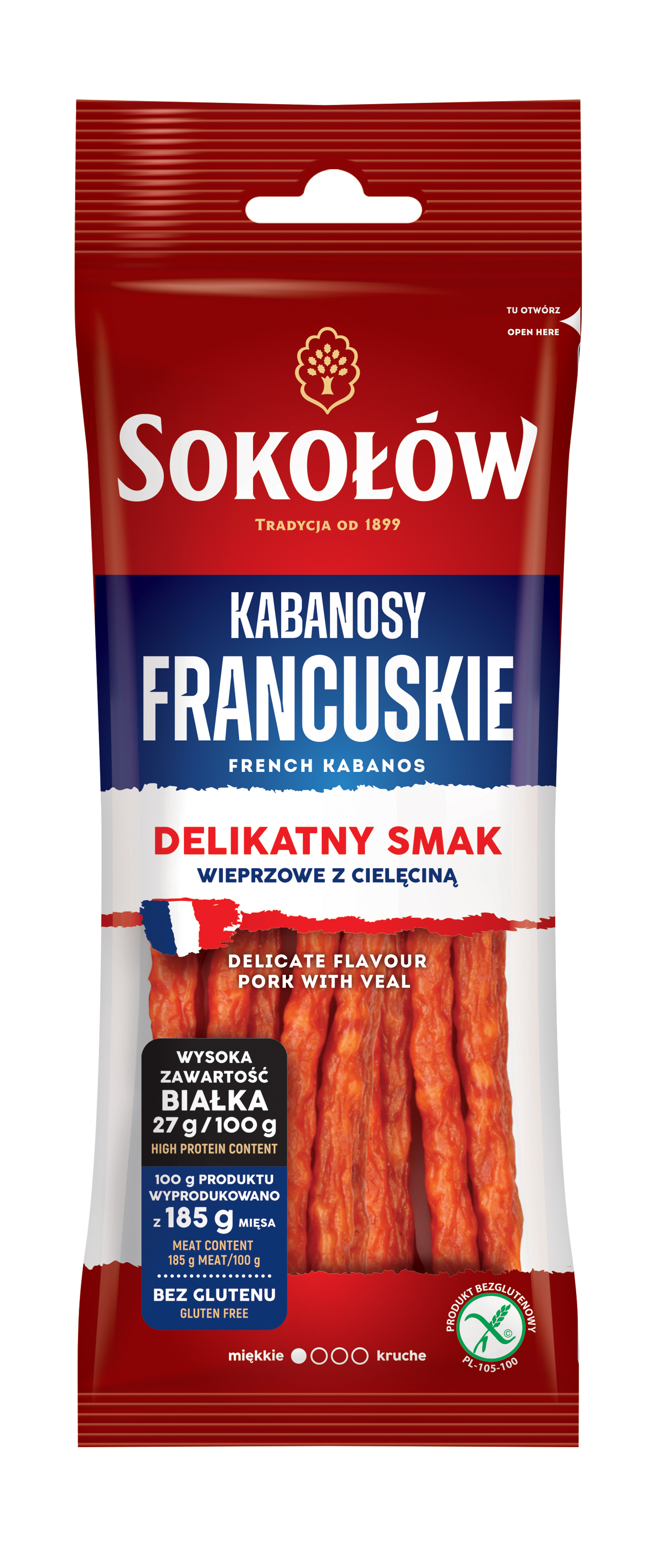 Sokołów Gold Premium Französisch Kabanosy