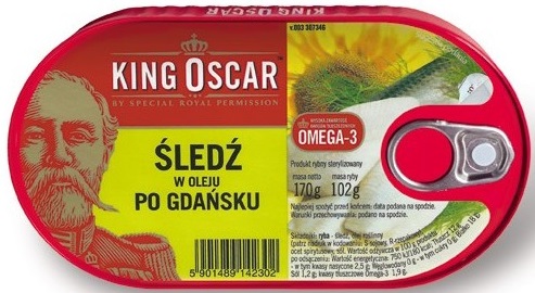 King Oscar Śledź w oleju po gdańsku