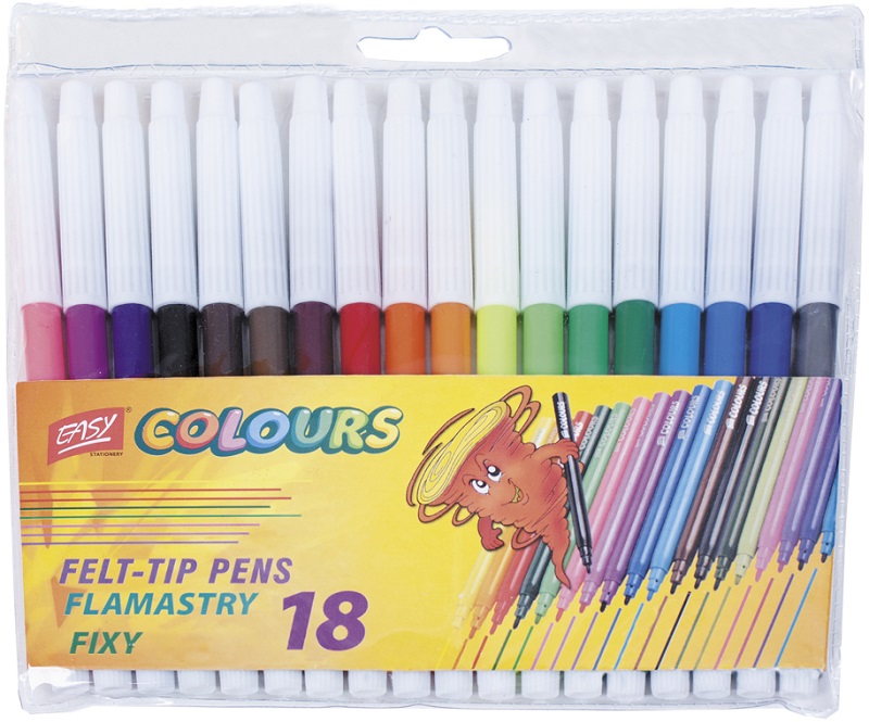 Easy Felt Pens 18 colors
