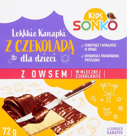 Sonko Bread avena en chocolate con leche