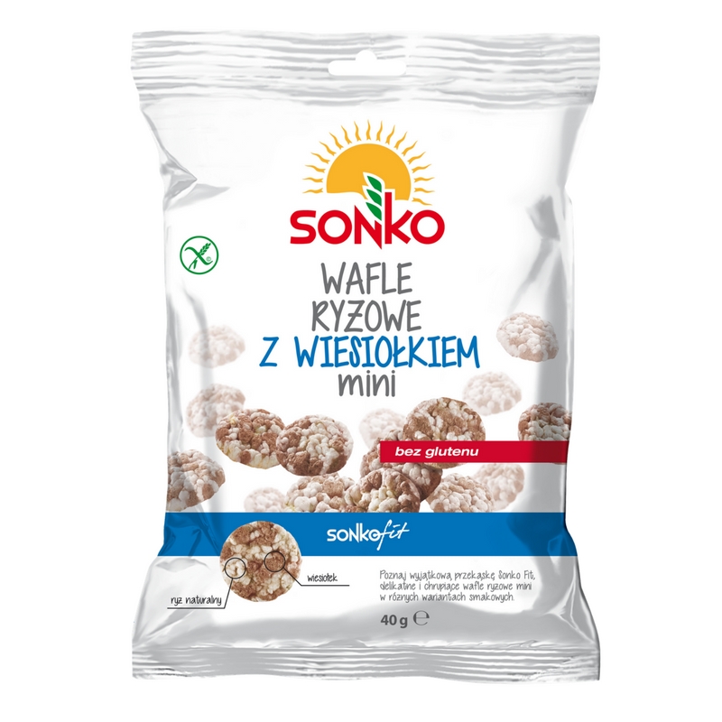 Sonko Mini rice wafers with evening primrose
