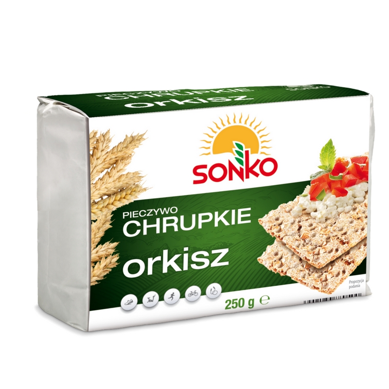 Sonko Knäckebrot buchstabiert