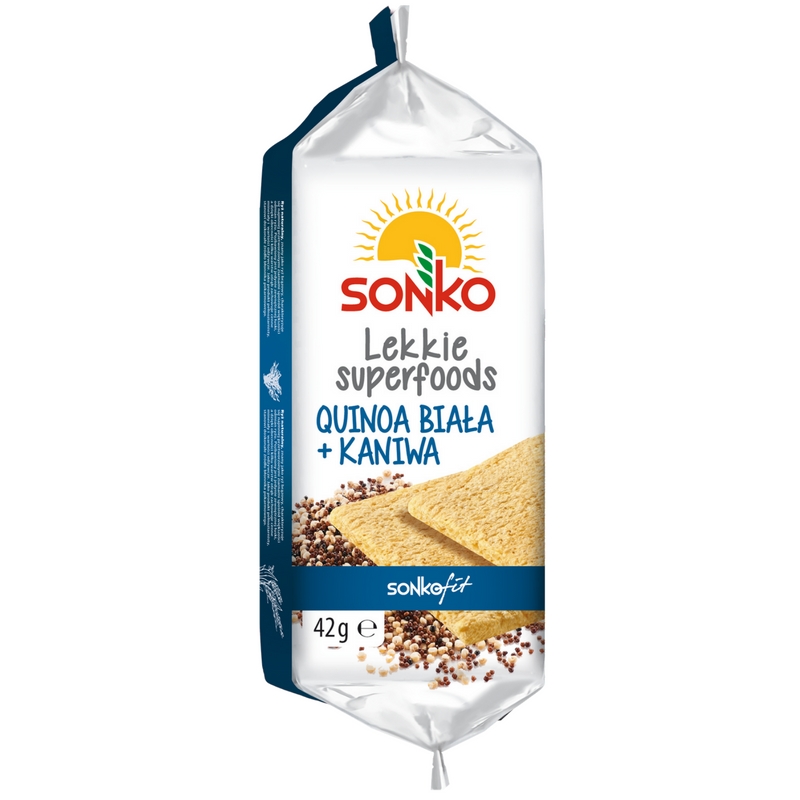 Sonko pieczywo lekkie superfoods z quinoą białą i kaniwą