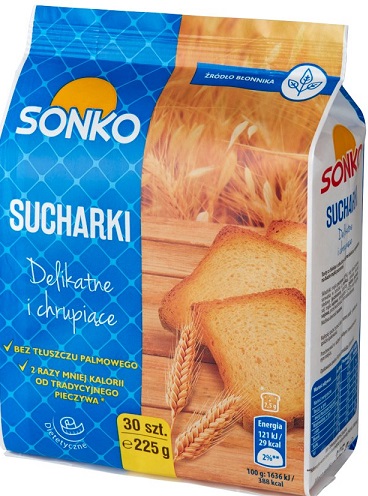 Sonko Sucharki ohne Salz