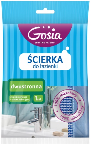Gosia Microfibre cloth for two-sided bathroom