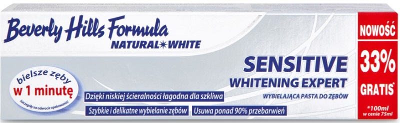 Beverly Hills Natural White Toothpaste Whitening Expert