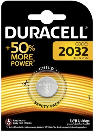 Batería de litio Duracell DL 2032 3V / B